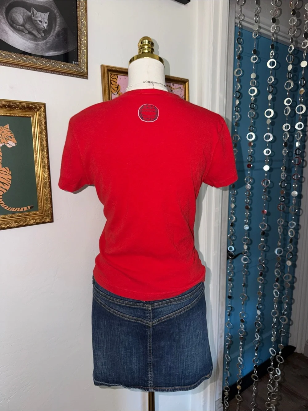 Vintage Y2K Red Nike Baby tee